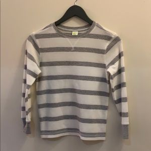 CRAZY 8 White and Grey Long sleeves